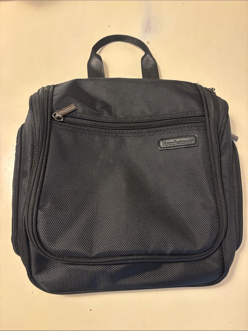 Brookstone Black Hanging Toiletries Bag